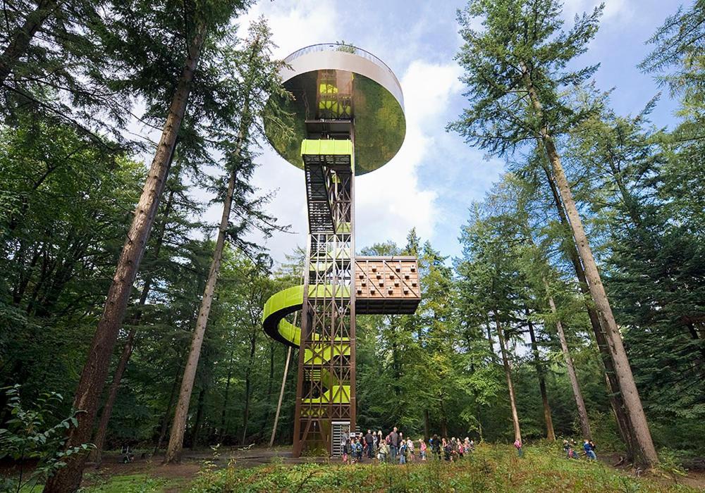 Chalet De Putter In Putten Krachtighuizen Exteriör bild